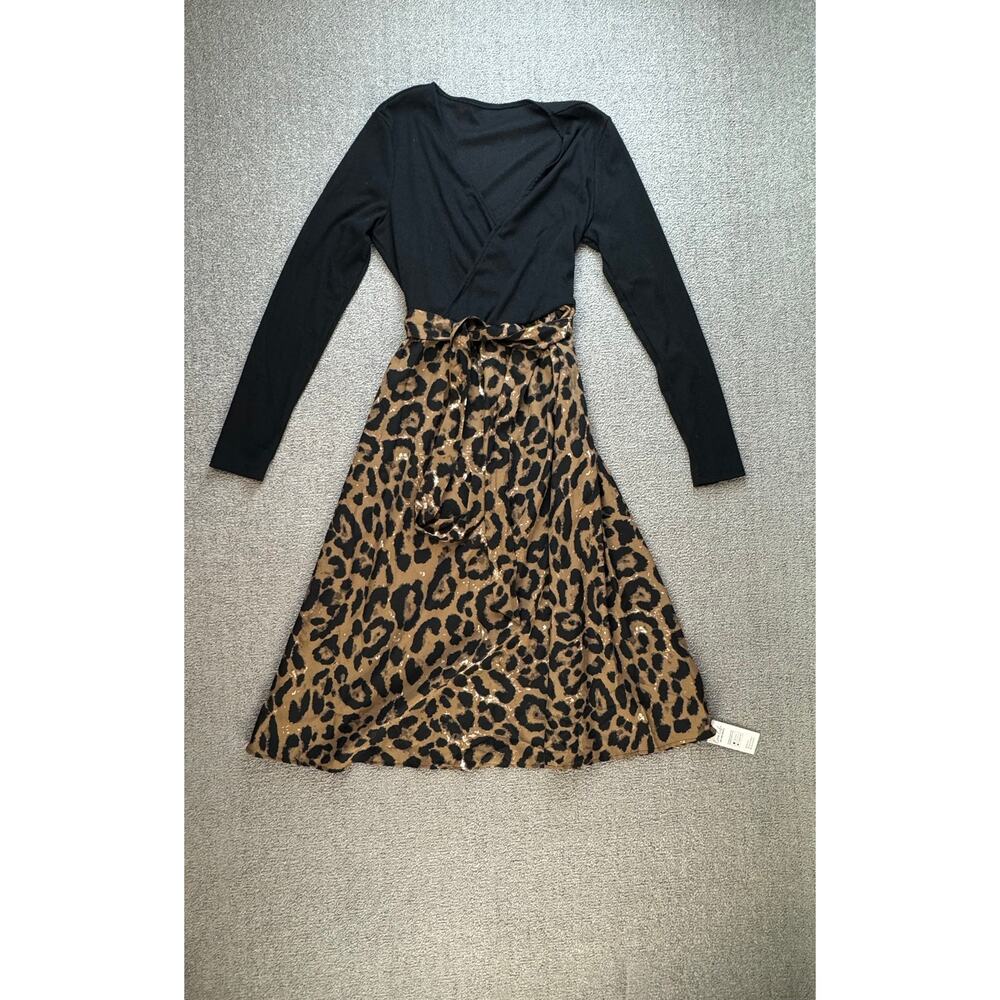 NWT‎ Cupshe Maxi Dress Leopard Animal Print Beach Coverup Size Medium